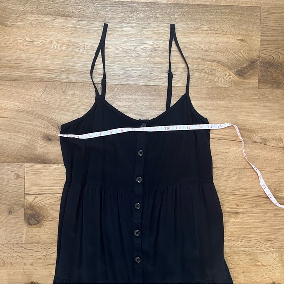 Pink Rose black flowy dress - Picture 4 of 8